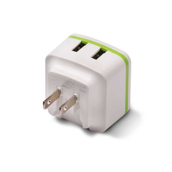 Cargador De Pared Mobo 2 Puertos Usb A Blanco Mobomx