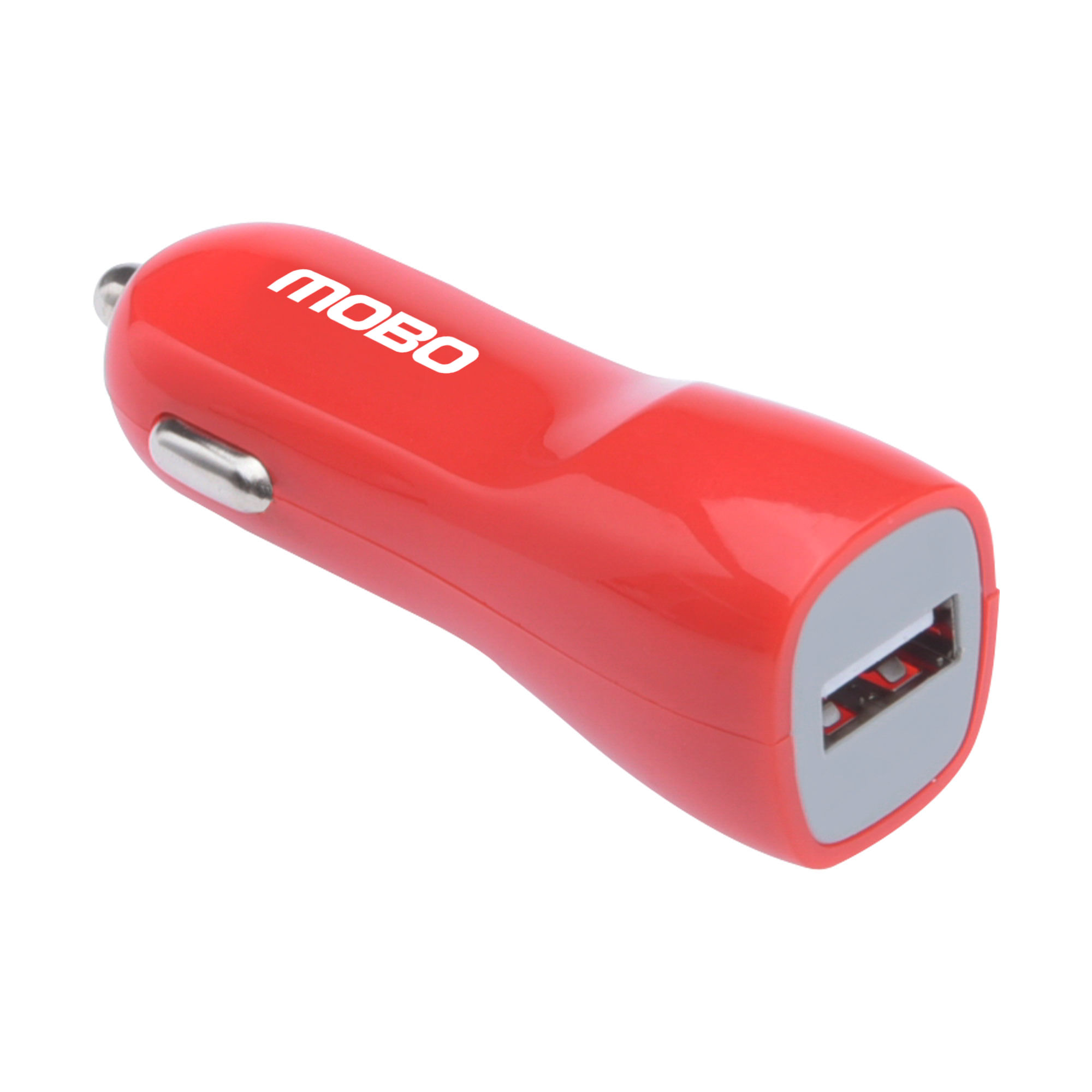 Cargador Para Auto Mobo 1 Puerto Usb A Rojo Mobomx